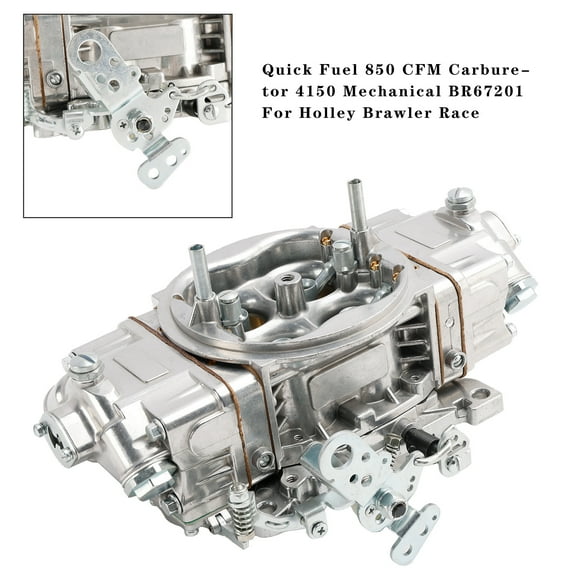 Quick Fuel 850 CFM Carburetor 4150 Mechanical BR67201 For Holley Brawler Race