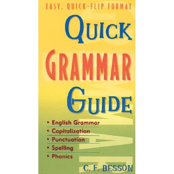 Pre-Owned Quick Grammar Guide : Easy, Quick-Flip Format (Other)