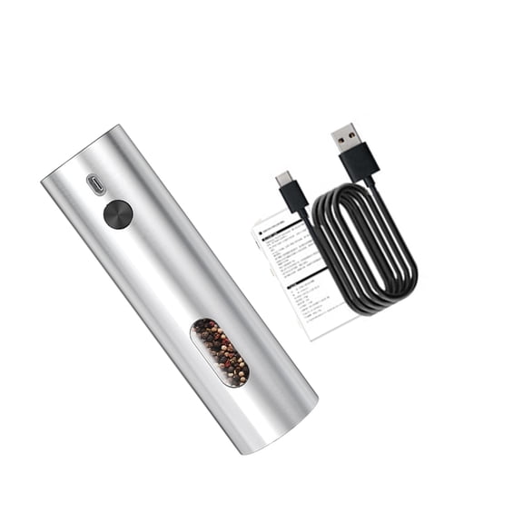 Quick Grinding Electric Pepper and Salt Grinder Rechargeable Adjustable Coarse To Fine Setting Kitchen Essential Mill
