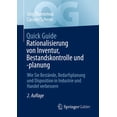 thumbnail image 1 of Quick Guide Quick Guide Rationalisierung Von Inventur, Bestandskontrolle Und -Planung: Wie Sie BestÃ¤nde, Bedarfsplanung Und Disposit, (Paperback), 1 of 1