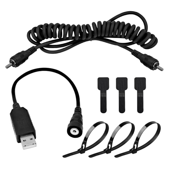Quick Heat Helmets Connector with Fast Warming Technology General Heated Cable for Snowmobile & Motorcycle