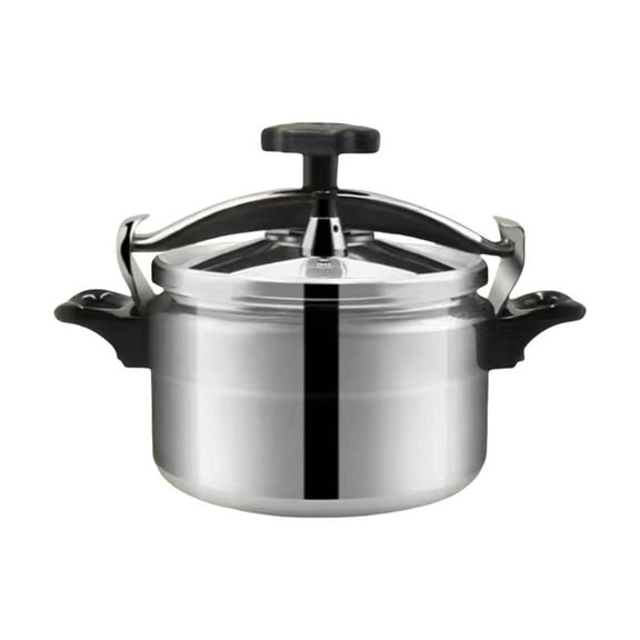 Quick Heating Pressure Canner with Secure Knob High Capacity Cooking Pots Aluminum Alloy Kitchen Cookware
