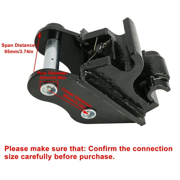 Quick Hitch Coupler Attachments for Mini Excavators
