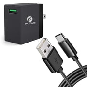 Quick Home Charger 18W for Samsung Galaxy A06/A16 5G/A26 5G/A36 5G/A56 5G - 6ft USB Cable Power Cord Travel Wall AC Adapter