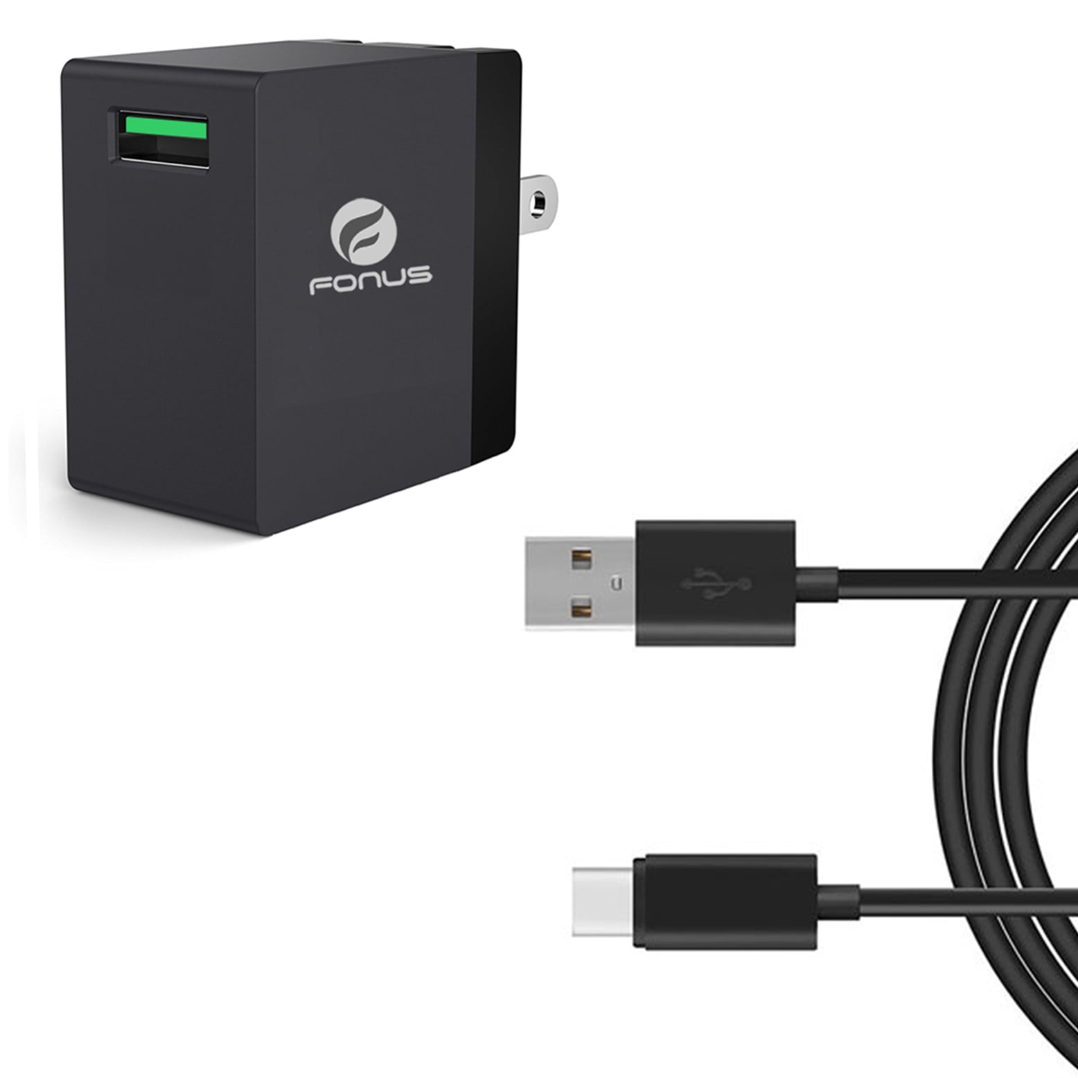 Quick Home Charger for Nokia C200, T20/T21 - 18W 6ft USB Cable Power Cord Travel for Nokia C200, T20/T21