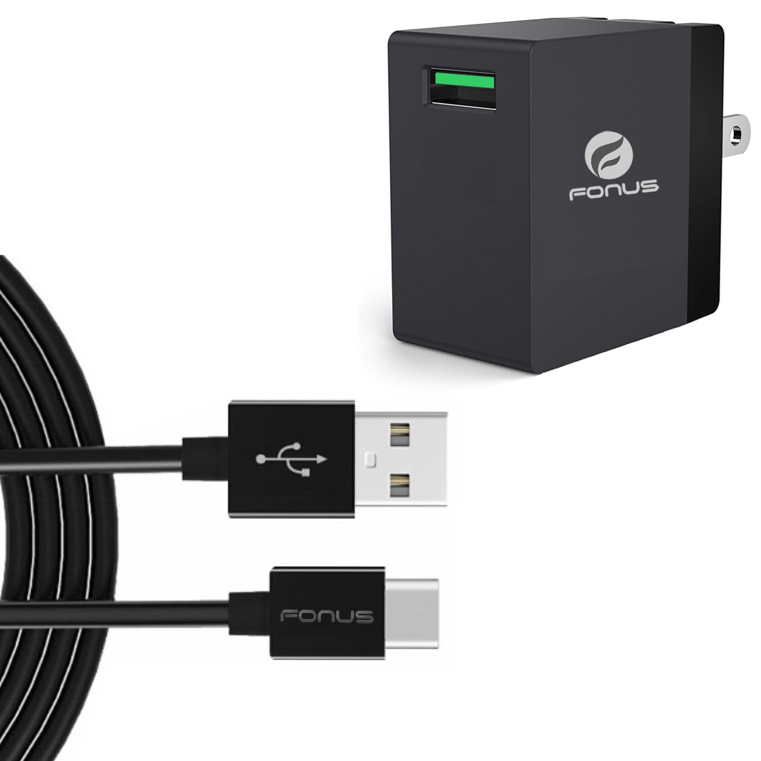 Quick Home Charger for Nokia G50/G10/G20 - 18W 6ft USB Cable Power Cord Travel Wall for Nokia G50/G10/G20