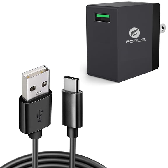 Quick Home Charger for OnePlus Pad 2/Pro/3 (2025) - 18W 6ft USB Cable Power Cord Travel Wall AC Adapter