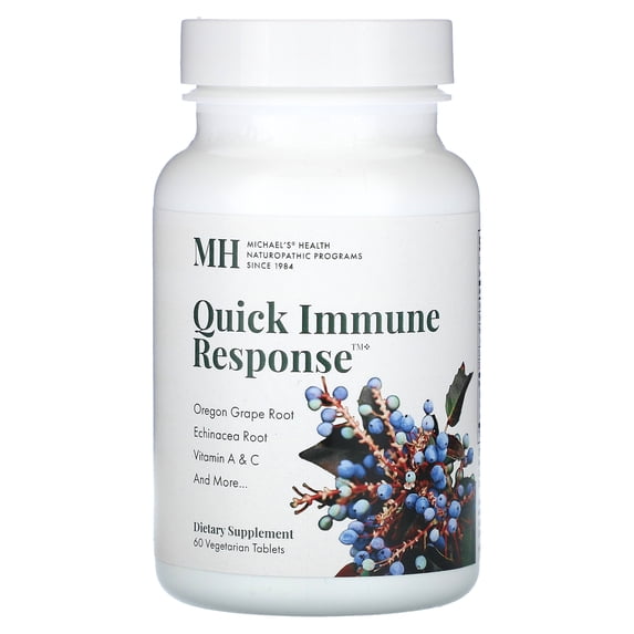 Quick Immune Response, 60 Vegetarian Tablets, Michael's Naturopathic