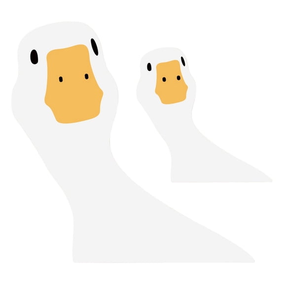 Quick Install Adhesive Decal Automotive Sticker Pattern Cartoon Geese Car Body Decal Car Removable Sticker