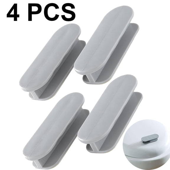 Quick Install Door Pull Handle Plastic Sticky Cabinet Pulls Window Pulls Knob Pack-of-4Pcs