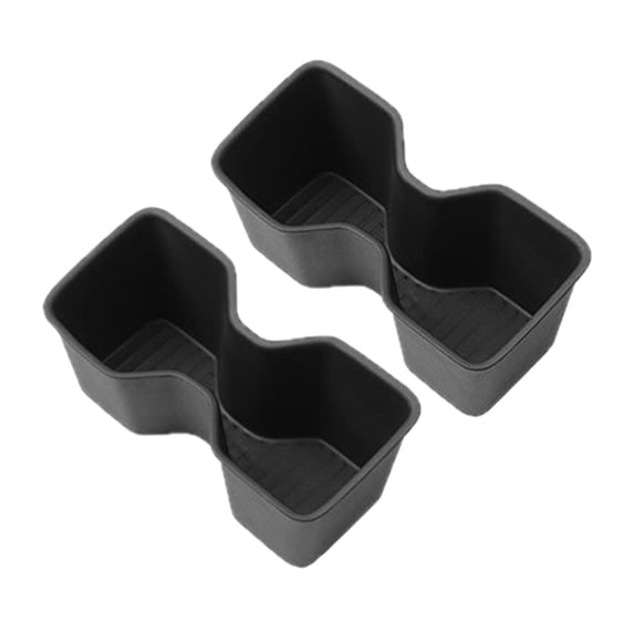 Quick Install Not Slip Cup Holder Insert Strong TPE Automotive Organizers Sturdy TPE Cup Cushions Pair for Vehicles