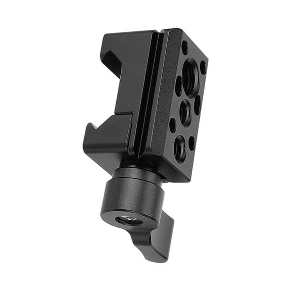 Quick Install Slider Tube Clamp Multiple 1/4 and 3/8 Screw Holes for Photography Videography Accessory Expansion