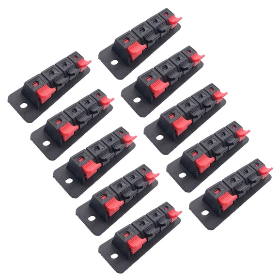 Quick-Install Spring Terminals 4Pin Clips for LED & Wiring