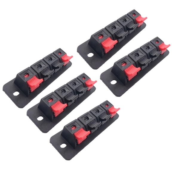 Quick-Install Spring Terminals 4Pin Clips for LED & Wiring