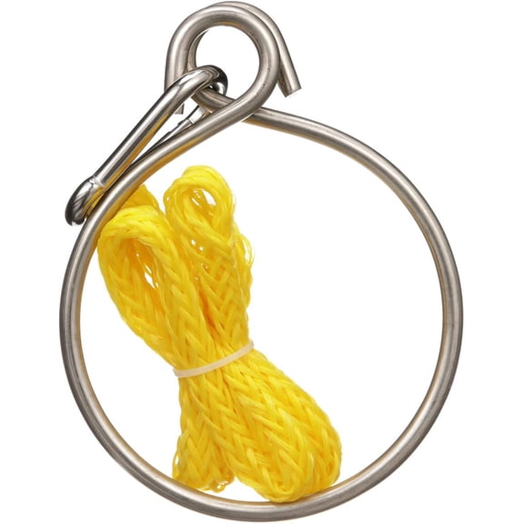 Quick Install Stainless Steel Anchors Rings Set Marine Retrieving Systems Rope Rustproof