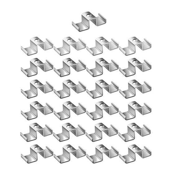 Quick Installation Grille Clamps Heavy Type Zincs Coated Grille Fixture Clip for Temporary Structures and Exhibition