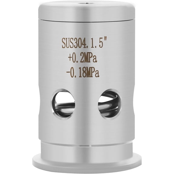 Quick Installation Safety Valve 1.5" Tri Clamp Stainless Steel Sanitary-Grade Quick-Installing Breathing Valve Automatic Exhaust Valve