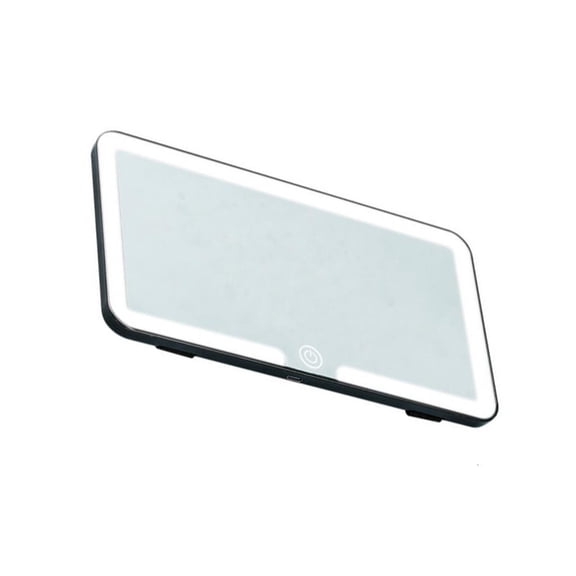 Quick Installation Vehicle Sun Visors Mount Vanity Featuring Light Adaptive LED Systems And Shatterproof ABS Frame