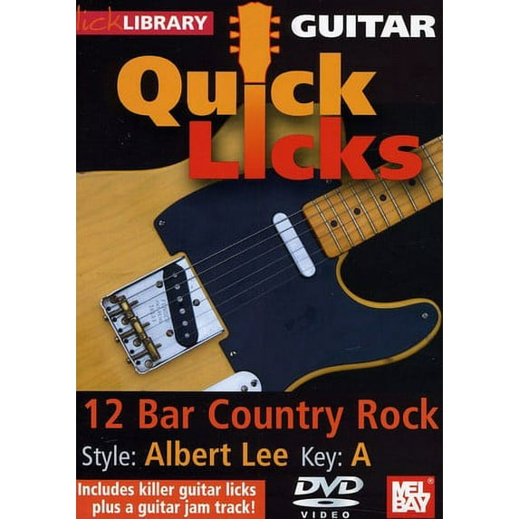 Quick Licks for Guitar: Albert Lee-12 Bar (DVD), Hal Leonard (Generic, Special Interests