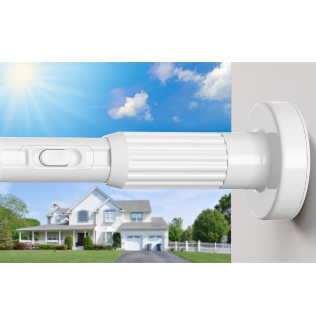 Quick Lock Tension Curtain Rod - 39 to 86 Inch Heavy Duty No Drill ...