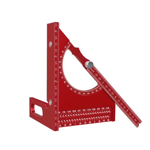 Quick Marking Aluminum Alloy Protractor Rulers Measuring Tool For High Accuracy Woodworking And Crafting Projects