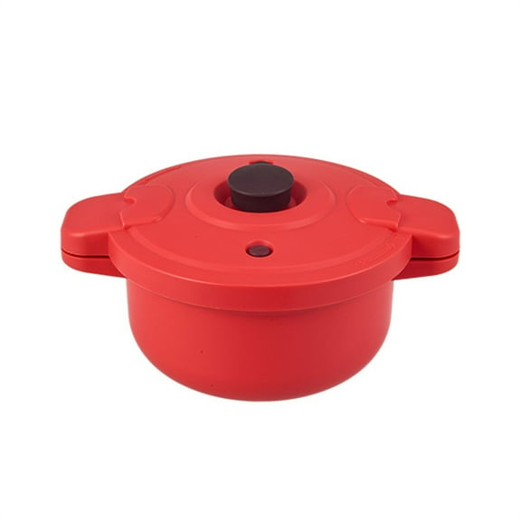 Quick Microwave Pressure Cooker Time-Saving Cooking Pot with Steamer Function for Rice,Vegetables,and Pasta