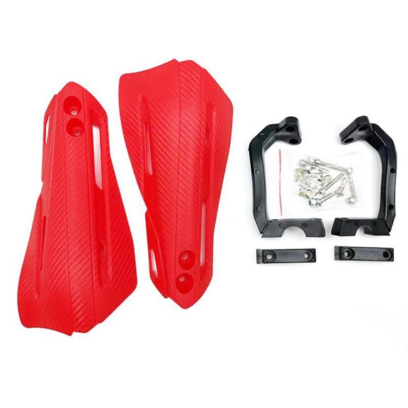 Quick Mount Motorcycle Handguards Strong ABS Component Protective ABS Hand Shielding Set for Trail Riding & City Use