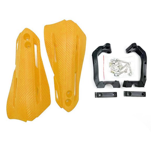 Quick Mount Motorcycle Handguards Strong ABS Component Protective ABS Hand Shielding Set for Trail Riding & City Use