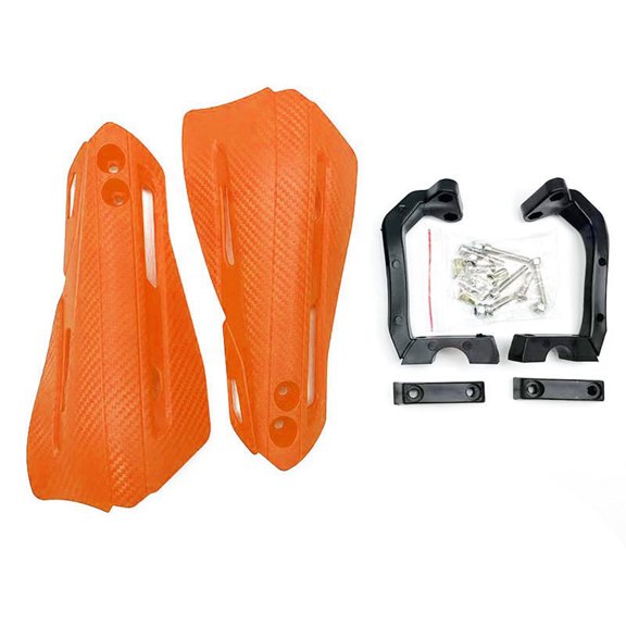 Quick Mount Motorcycle Handguards Strong ABS Component Protective ABS Hand Shielding Set for Trail Riding & City Use