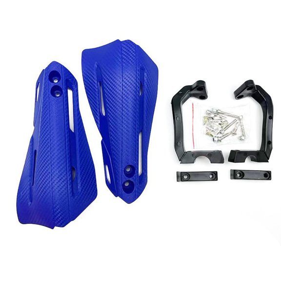 Quick Mount Motorcycle Handguards Strong ABS Component Protective ABS Hand Shielding Set for Trail Riding & City Use
