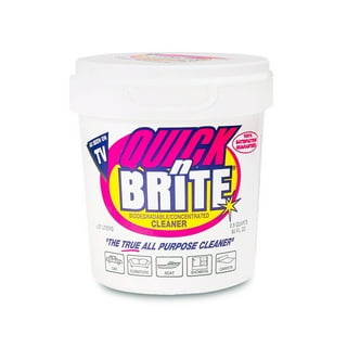 Quick N Brite Heavy Duty Hot Tub Cleaner Kit - Non-abrasive Cleaning Gel  with Sponge and Cloth, 16 oz. (Packaging May Vary)