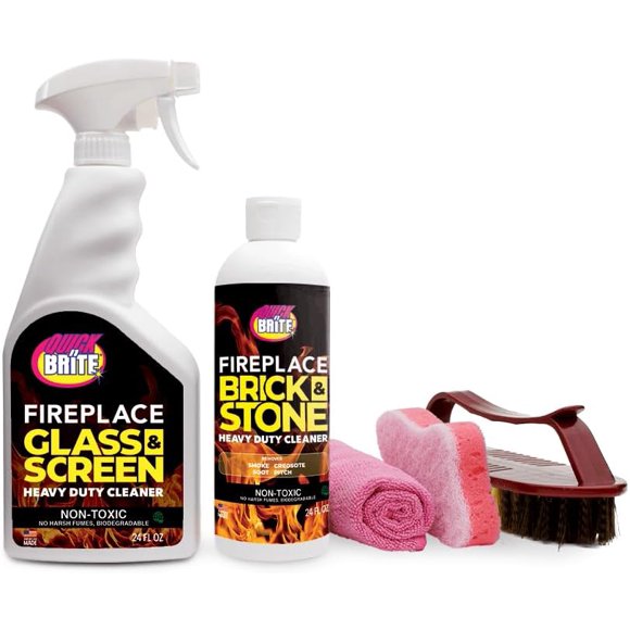 Quick N Brite Fireplace Cleaner