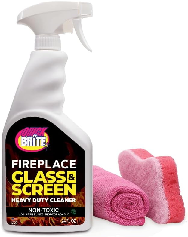 How to Make Homemade Fireplace Glass Cleaner