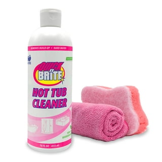 Quick N Brite Fireplace Glass Cleaner 24oz, with Sponge and Microfiber Towel