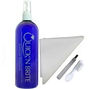 Quick N Brite Jewelry-Cleaner Kit with Large and Small Scrub Brushes, 16 Oz