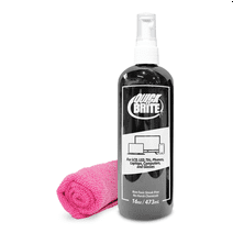 Quick N Brite Screen Cleaner with Microfiber Cleaning Cloth, Cleaning Spray for TV, Computers, Laptops, Smartphones and More, 16 oz