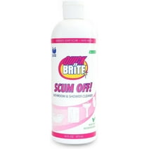 Quick N Brite Scum Off Shower Cleaner for Fiberglass, Tile, and More, 16 Ounces