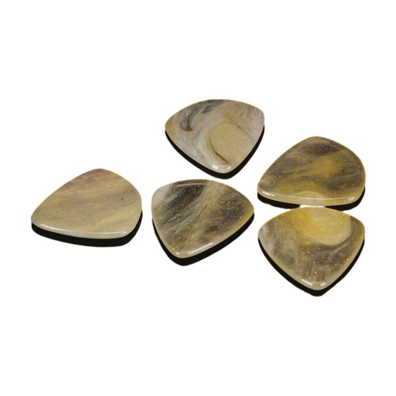 Quick Playing Guitar Picks Featuring Nonslip Glittering Guitar Plectrum Resin Texture Suitable for Rapid Strumming