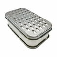 thumbnail image 1 of Quick-Prep Kitchen Shredder, Double Sided Cheese Grater and Slicer 2-in-1 Elliptical & Rectangular Shredder for Hard Vegetables, Chocolate, and Cheese with Comfort Grip, 1 of 8