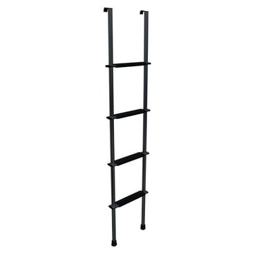 Quick Products RV Bunk Ladder - 60\" Removable Bed Ladder For RV Top Bunks With Rubber Grips (Black)
