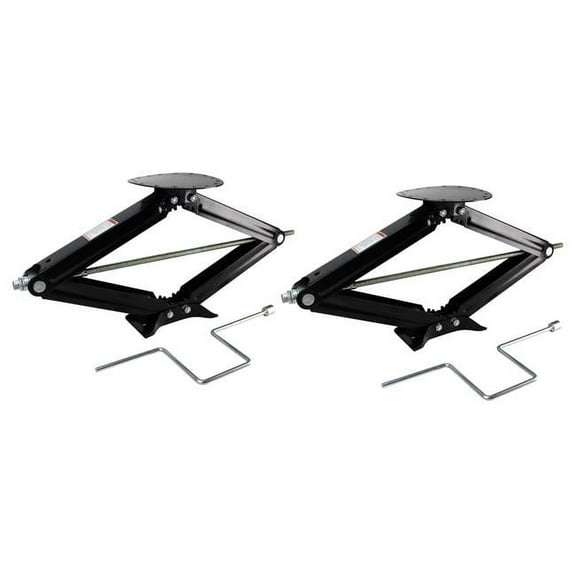 Quick Products 1229.4052 30 in. 5000 lbs Stabilizing & Leveling Scissor Jack - Pack of 2