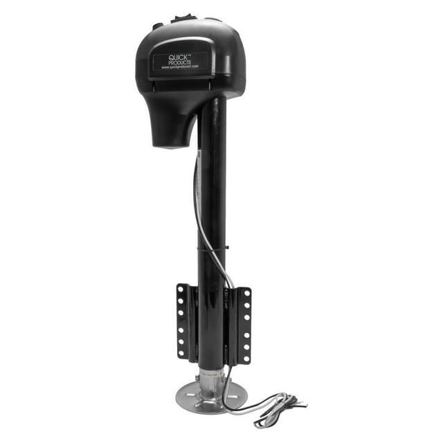Quick Products JQ3500SMB Power AFrame Electric Tongue Jack with Side