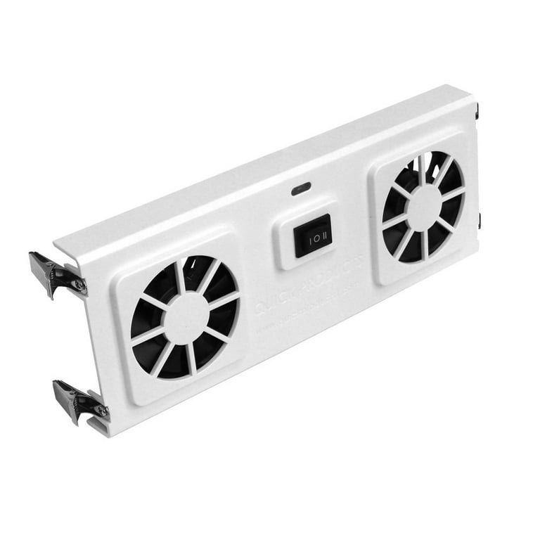 Rv fridge top fin fan