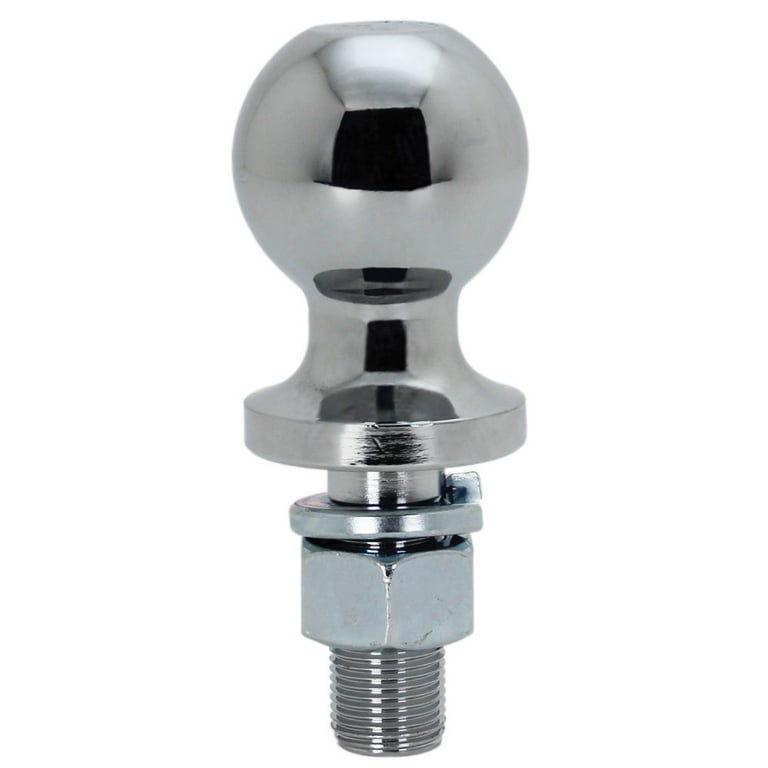 TowSmart 2,000 lb. Capacity 1-7/8 in. x 3/4 in. Shank Diameter x 1-1/2 in. Shank Length Chrome Hitch Ball TowSmart 2,000 lb. Capacity 1-7/8 in. x 3/4 in. Shank Diameter x 1-1/2 in. Shank Length Chrome Hitch Ball