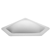 Quick Products QP-RVSW208 Premium Heavy-Duty RV Skylight - Neo-Angle, 20" x 8" x 4", White