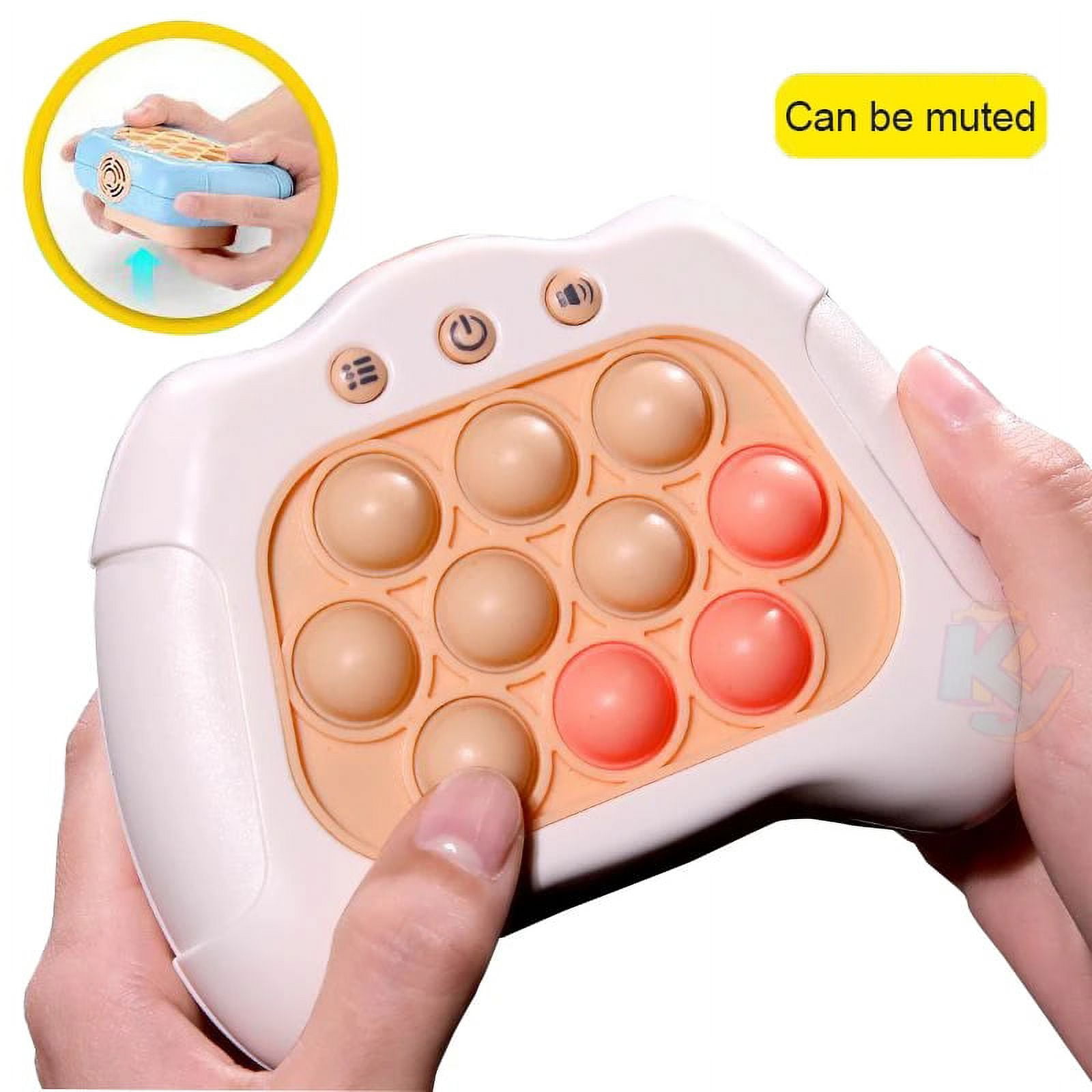3PCS Quick Push Game Console, Press Light Up Pop Quickly, Anxiety Toys with  Bubbles to Press, Sensory Toys for Stress and Anxiety Relief for Kids and  Adults, Quick Response Gaming Toy 