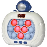 Quick Push Pop Game 6 Modes Games, Astronaut Fast Push Bubble Game, Console Pop Game, Fidget Toys Light up Pop Game, Handheld Puzzle Game Machine Gift for Kids & Teens