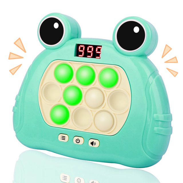 Quick Push Pop Game Controller, Electronic Pop Light Up Fast Push