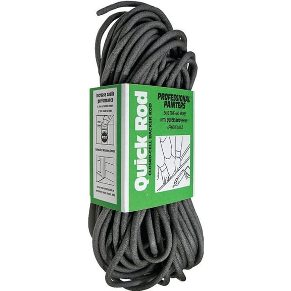 Quick R Products 1855642 .37 In. x 120 ft. Backer Rod