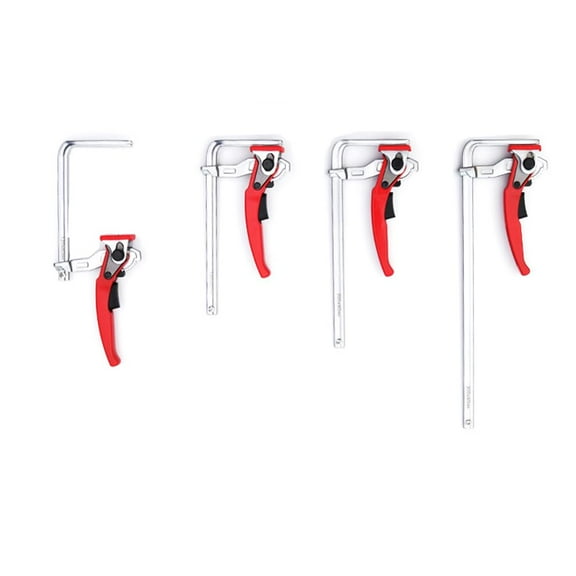 Quick Ratchet Track Saw Guide Rail Clamp MFT Clamp for MFT Table and Guide Rail System Woodworking Clamp